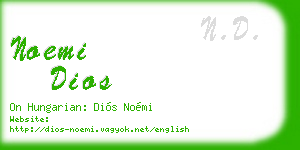 noemi dios business card